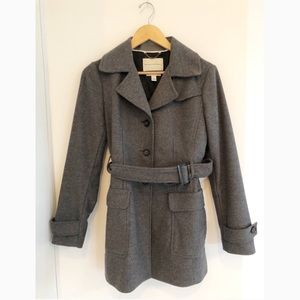 Wool Belted Coat - Banana Republic